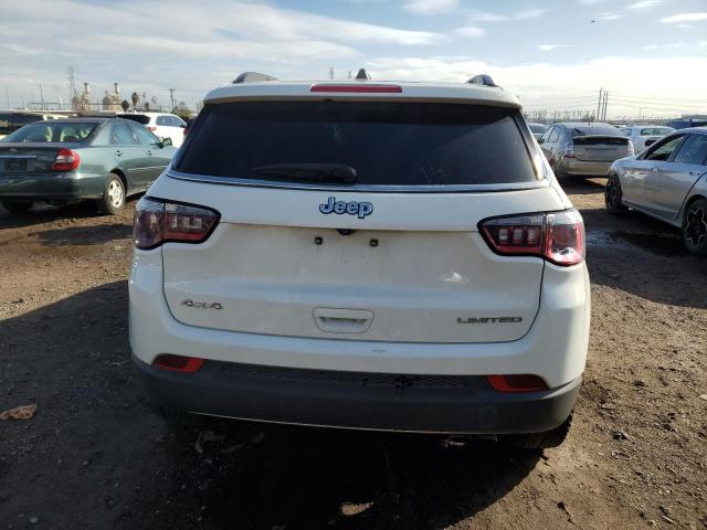 3C4NJDCB1KT620949 - 2019 JEEP COMPASS LIMITED WHITE photo 6