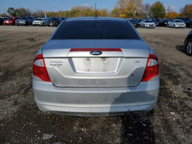 3FAHP0HA9CR283455 - 2012 FORD FUSION SE SILVER photo 6