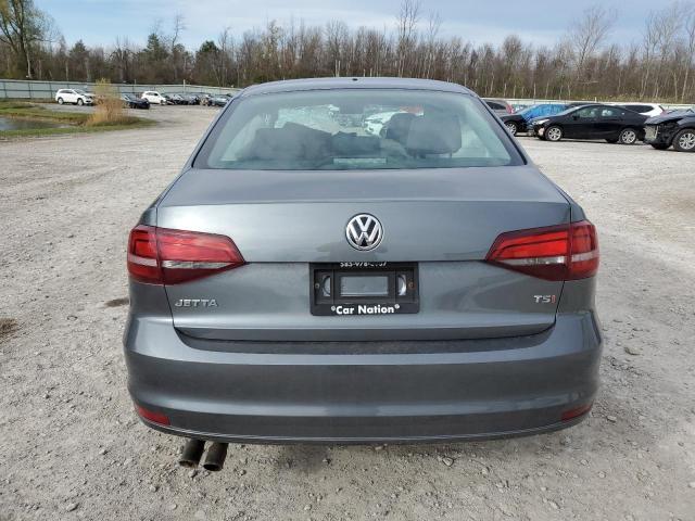 3VW2B7AJ8HM217739 - 2017 VOLKSWAGEN JETTA S GRAY photo 6