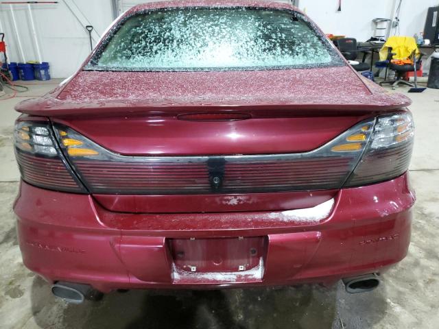 1G2HZ541734121019 - 2003 PONTIAC BONNEVILLE SSEI MAROON photo 6