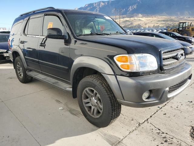 5TDBT44A24S210578 - 2004 TOYOTA SEQUOIA SR5 BLACK photo 4