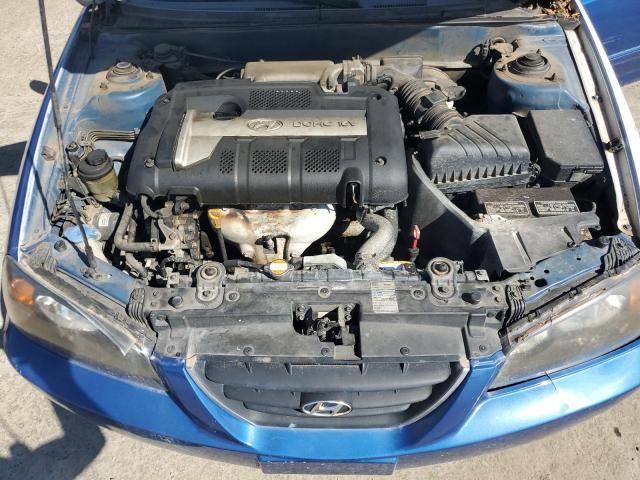 KMHDN46D96U316529 - 2006 HYUNDAI ELANTRA GLS BLUE photo 11