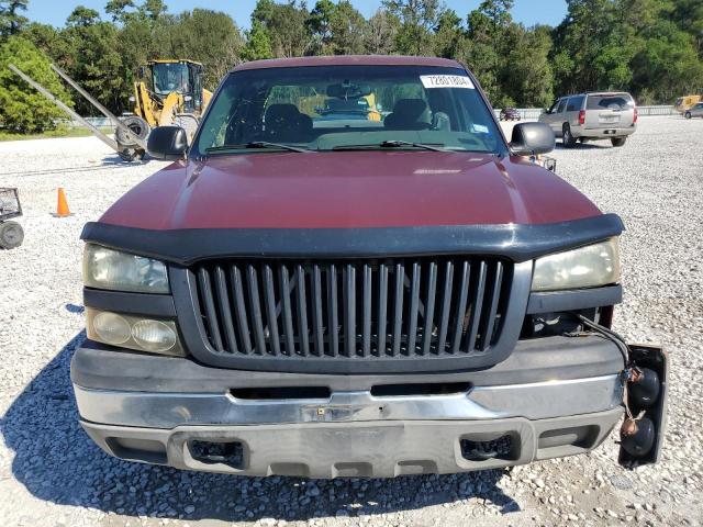 1GCEC19VX3Z253649 - 2003 CHEVROLET SILVERADO C1500 BURGUNDY photo 5