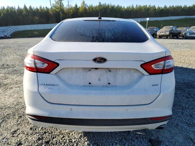 3FA6P0H70FR295803 - 2015 FORD FUSION SE WHITE photo 6