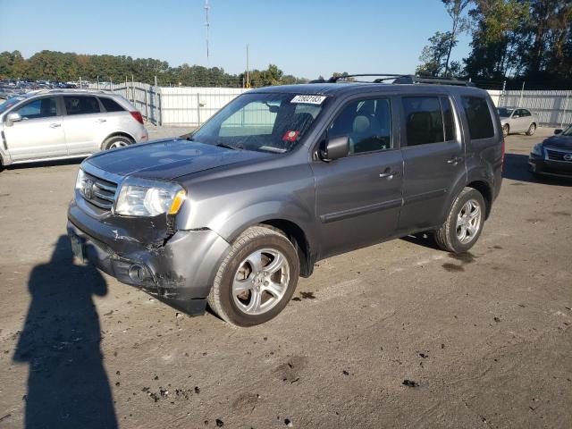 5FNYF3H42CB032058 - 2012 HONDA PILOT EX GRAY photo 1