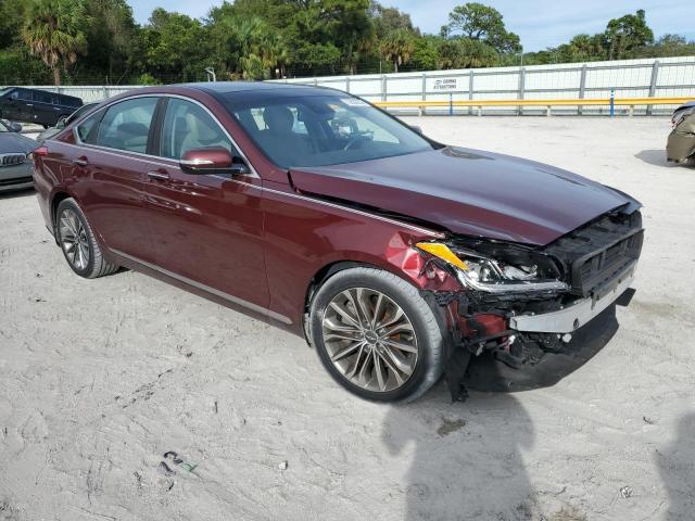 KMHGN4JE1FU020952 - 2015 HYUNDAI GENESIS 3.8L BURGUNDY photo 4