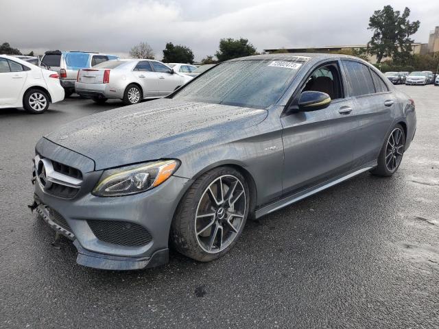 55SWF6EB0JU238681 - 2018 MERCEDES-BENZ C 43 4MATIC AMG GRAY photo 1