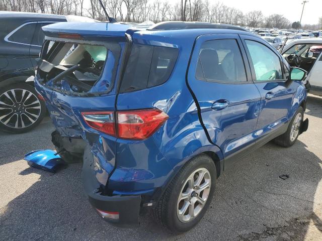 MAJ3S2GE4LC368887 - 2020 FORD ECOSPORT SE BLUE photo 3