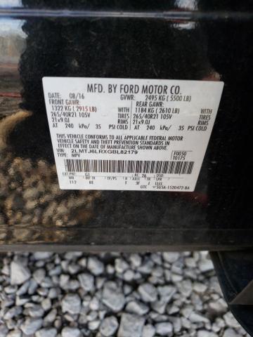 2LMTJ6LRXGBL82179 - 2016 LINCOLN MKX RESERVE 黑色 照片 13