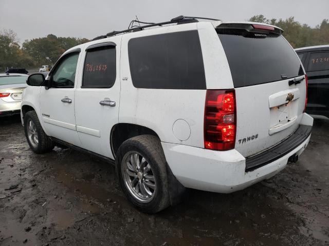 1GNFK13038R104051 - 2008 CHEVROLET TAHOE K1500 WHITE photo 2