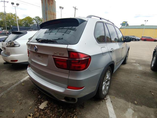 5UXZV4C53CL760738 - 2012 BMW X5 XDRIVE35I SILVER photo 4