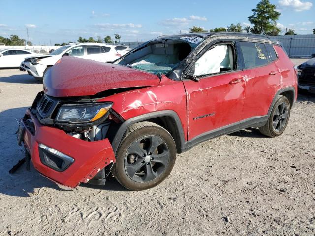 3C4NJCBB0MT548995 - 2021 JEEP COMPASS LATITUDE RED photo 1