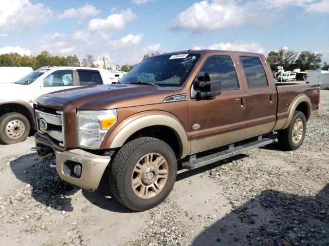 1FT7W2BT2BEC38955 - 2011 FORD F250 SUPER DUTY BROWN photo 1