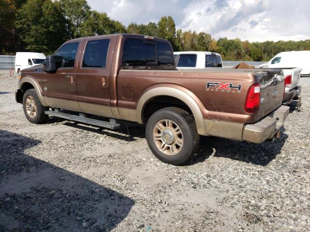 1FT7W2BT2BEC38955 - 2011 FORD F250 SUPER DUTY BROWN photo 2