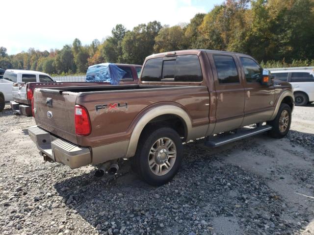 1FT7W2BT2BEC38955 - 2011 FORD F250 SUPER DUTY BROWN photo 3