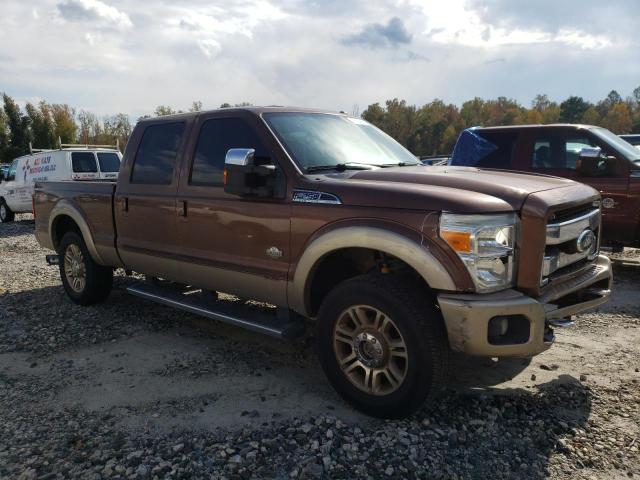 1FT7W2BT2BEC38955 - 2011 FORD F250 SUPER DUTY BROWN photo 4