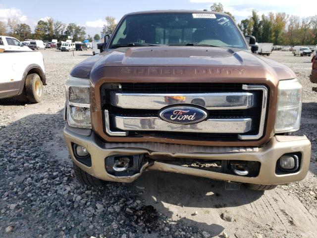 1FT7W2BT2BEC38955 - 2011 FORD F250 SUPER DUTY BROWN photo 5
