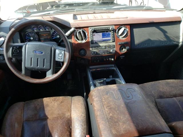 1FT7W2BT2BEC38955 - 2011 FORD F250 SUPER DUTY BROWN photo 8