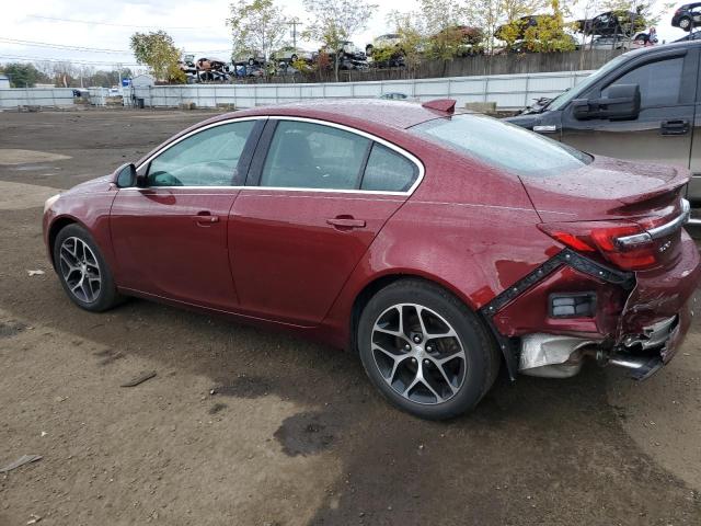 2G4GL5EX8H9172587 - 2017 BUICK REGAL SPORT TOURING RED photo 2