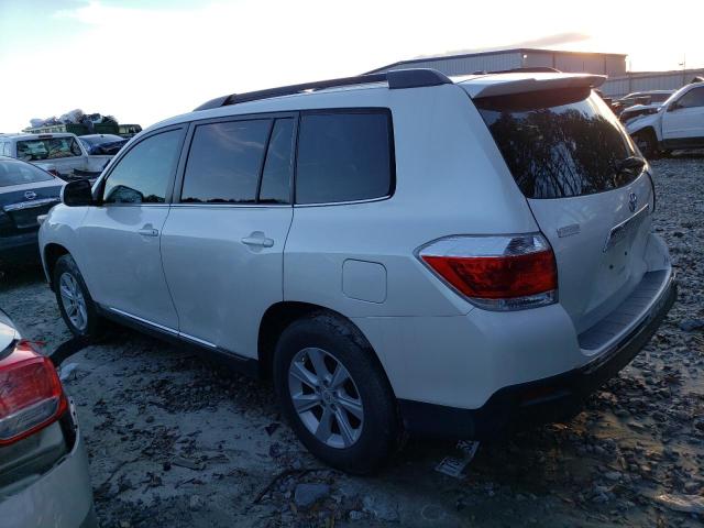 5TDZK3EHXBS046629 - 2011 TOYOTA HIGHLANDER BASE Blanc photo 2