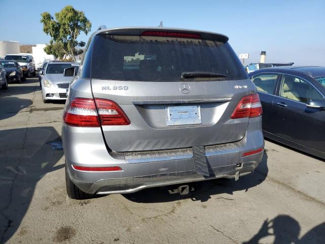 4JGDA5HB4CA034180 - 2012 MERCEDES-BENZ ML 350 4MATIC GRAY photo 6