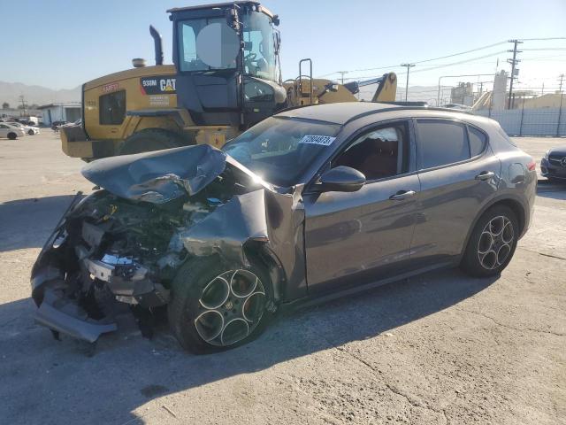 ZASFAKPN3J7B76500 - 2018 ALFA ROMEO STELVIO SPORT გრაფიტი ფოტო 1