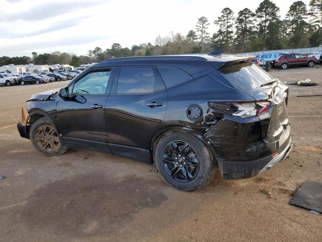 3GNKBBRA2MS506445 - 2021 CHEVROLET BLAZER 1LT BLACK photo 2