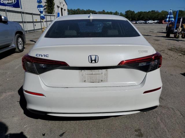 JHMFE1F79NX009671 - 2022 HONDA CIVIC EX WHITE photo 6