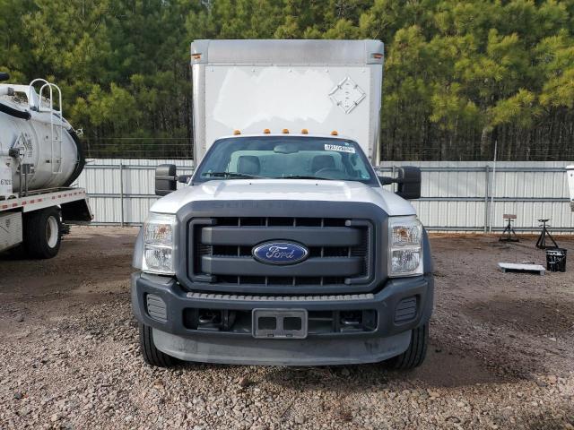 1FDUF4GY3EEB52489 - 2014 FORD F450 SUPER DUTY WHITE photo 5