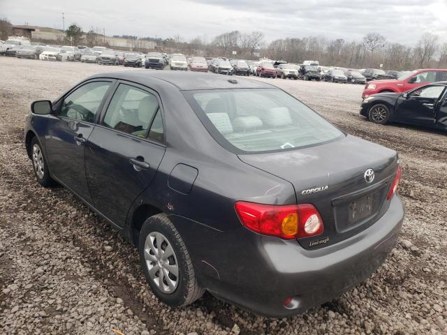 1NXBU4EE9AZ196731 - 2010 TOYOTA COROLLA BASE GRAY photo 2