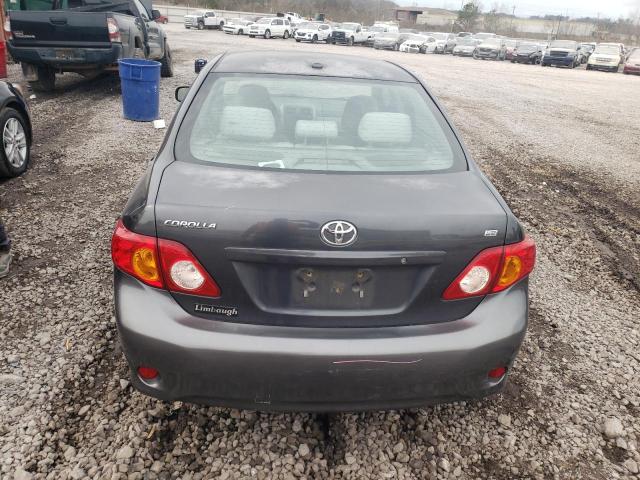 1NXBU4EE9AZ196731 - 2010 TOYOTA COROLLA BASE GRAY photo 6
