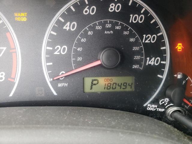 1NXBU4EE9AZ196731 - 2010 TOYOTA COROLLA BASE GRAY photo 9