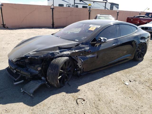 5YJSA1E28KF339955 - 2019 TESLA MODEL S Սև լուսանկար 1