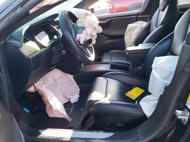 5YJSA1E28KF339955 - 2019 TESLA MODEL S Սև լուսանկար 7