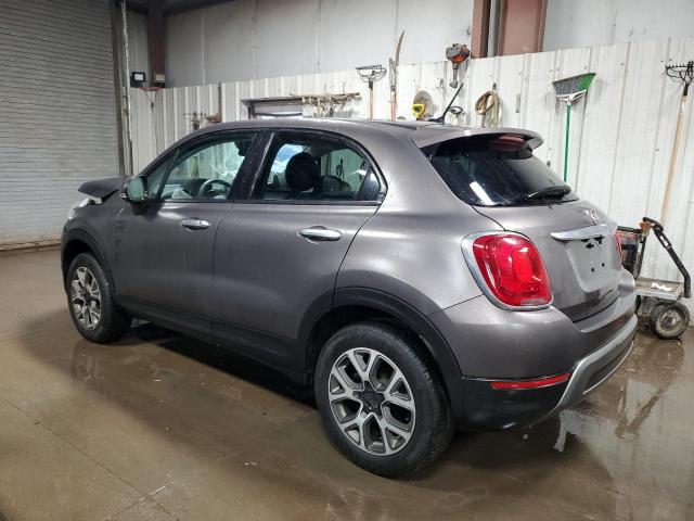 ZFBCFYCT8GP374148 - 2016 FIAT 500X TREKKING GRAY photo 2