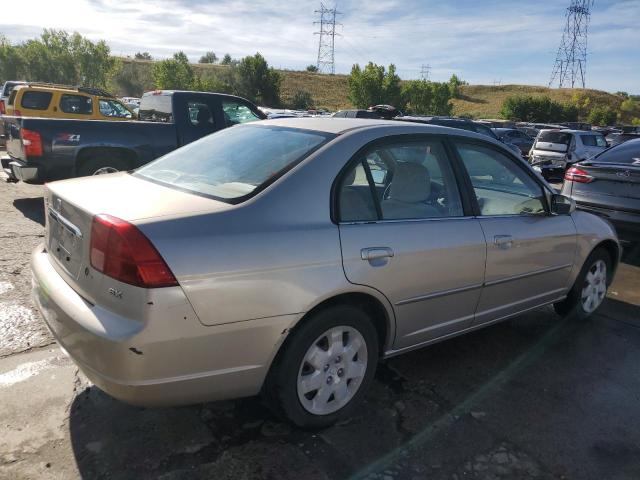 JHMES26791S002138 - 2001 HONDA CIVIC EX GOLD photo 3