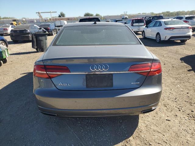 WAU44AFD8HN007540 - 2017 AUDI A8 L QUATTRO GRAY photo 6