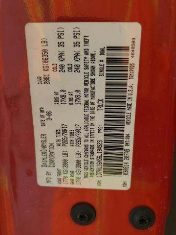 1D7HU16N56J194923 - 2006 DODGE RAM 1500 ST RED photo 13