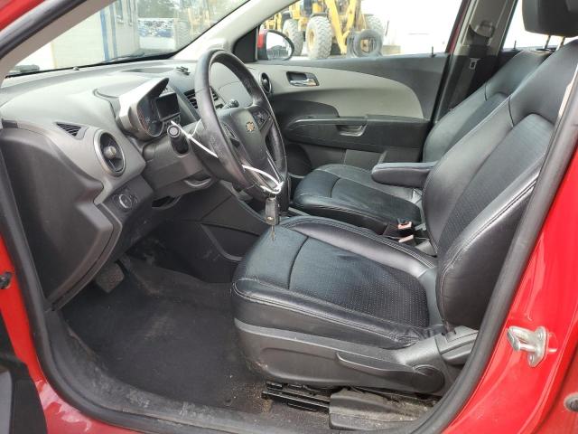 1G1JE6SH7D4140159 - 2013 CHEVROLET SONIC LTZ RED photo 7