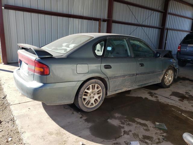 4S3BE635517206282 - 2001 SUBARU LEGACY L GREEN photo 3