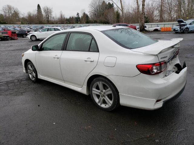 5YFBU4EE9DP130931 - 2013 TOYOTA COROLLA BASE WHITE photo 2