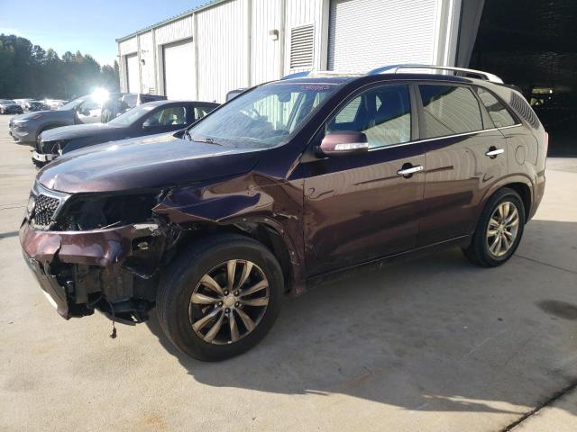 5XYKW4A24CG194898 - 2012 KIA SORENTO SX MAROON photo 1