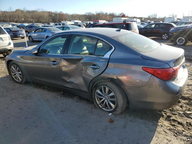 JN1BV7AR8EM682841 - 2014 INFINITI Q50 BASE GRAY photo 2