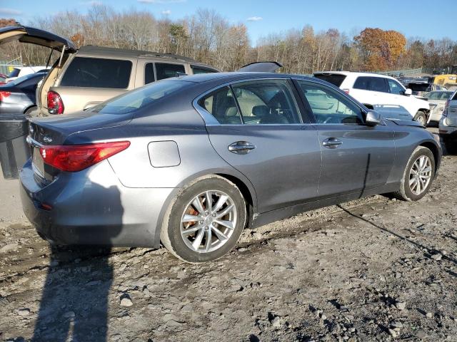 JN1BV7AR8EM682841 - 2014 INFINITI Q50 BASE GRAY photo 3