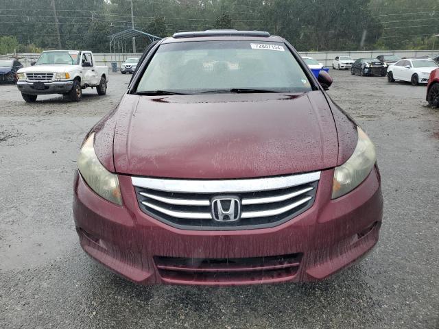 1HGCP3F88CA013781 - 2012 HONDA ACCORD EXL BURGUNDY photo 5