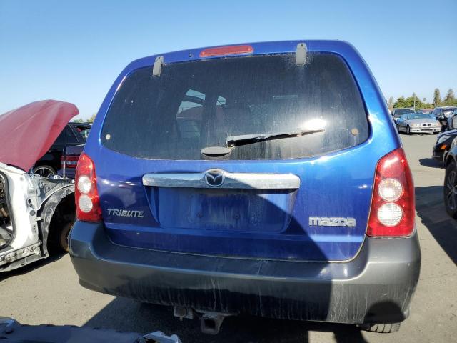 4F2YZ94156KM26327 - 2006 MAZDA TRIBUTE S BLUE photo 6