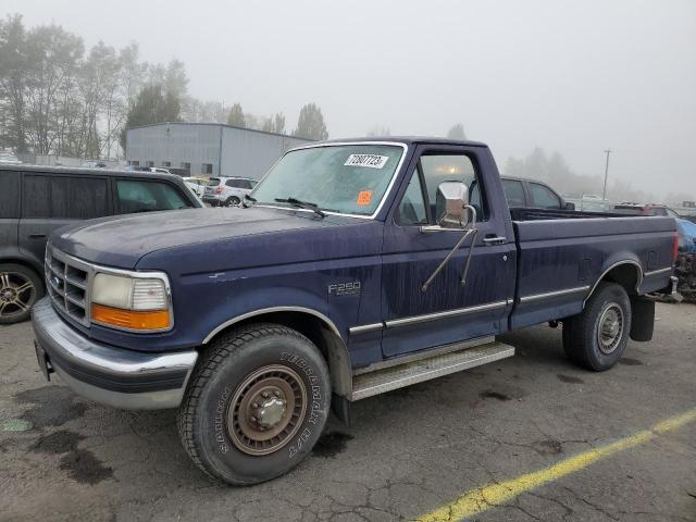 2FTHF25G7RCA81331 - 1994 FORD F250 BLUE photo 1