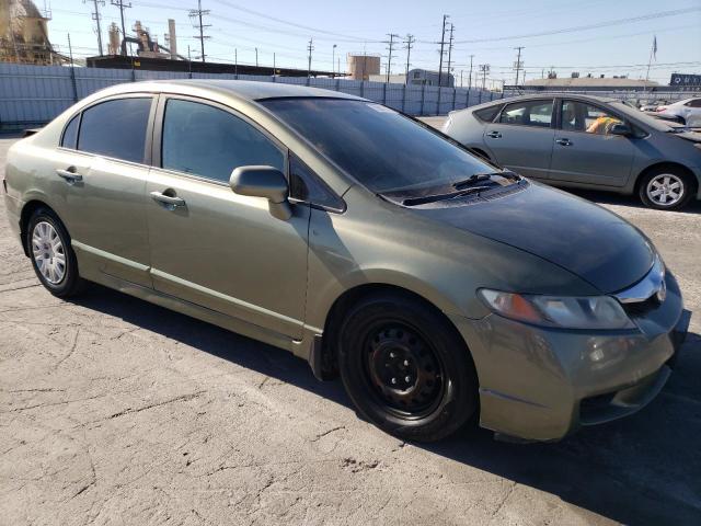 1HGFA46519L001169 - 2009 HONDA CIVIC GX GREEN photo 4