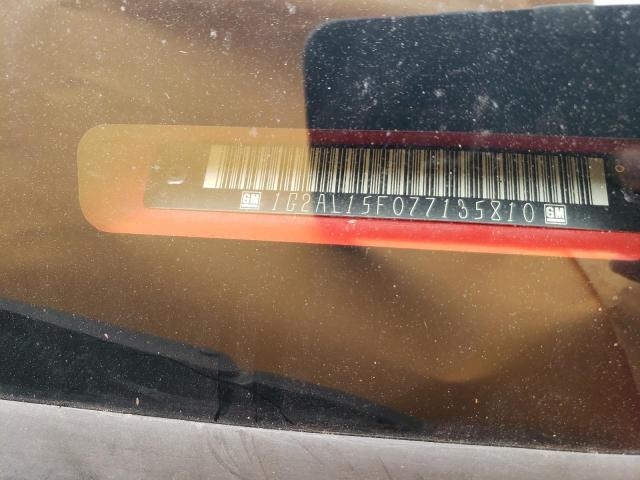 1G2AL15F077135810 - 2007 PONTIAC G5 Rouge photo 12