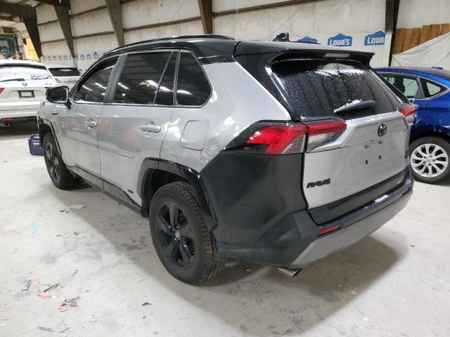 2T3EWRFV8KW027635 - 2019 TOYOTA RAV4 XSE GRAY photo 2